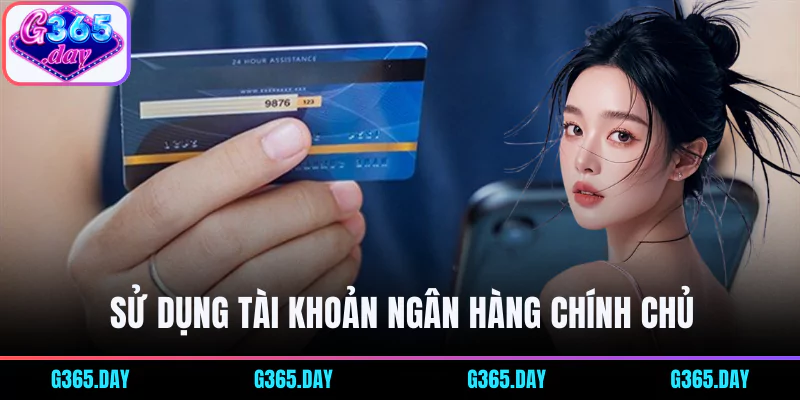 Điều kiện nạp tiền là người chơi sử dụng tài khoản ngân hàng của mình