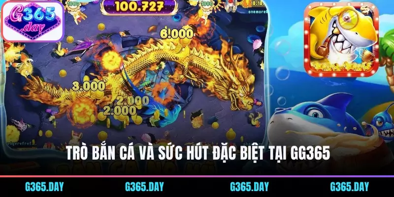 Trò bắn cá và sức hút đặc biệt tại GG365