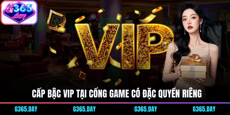 Cấp bậc VIP tại cổng game có đặc quyền riêng