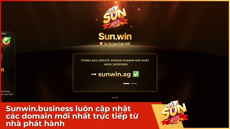 Hệ thống Sunwin luôn cập nhật domain chính thức mới nhất