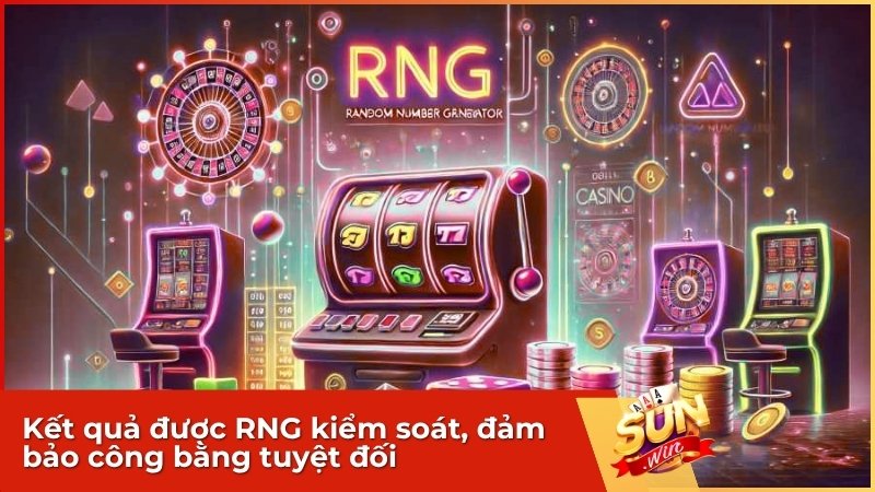 Kết quả được RNG kiểm soát, đảm bảo công bằng tuyệt đối